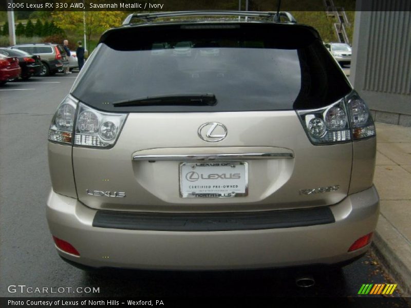 Savannah Metallic / Ivory 2006 Lexus RX 330 AWD