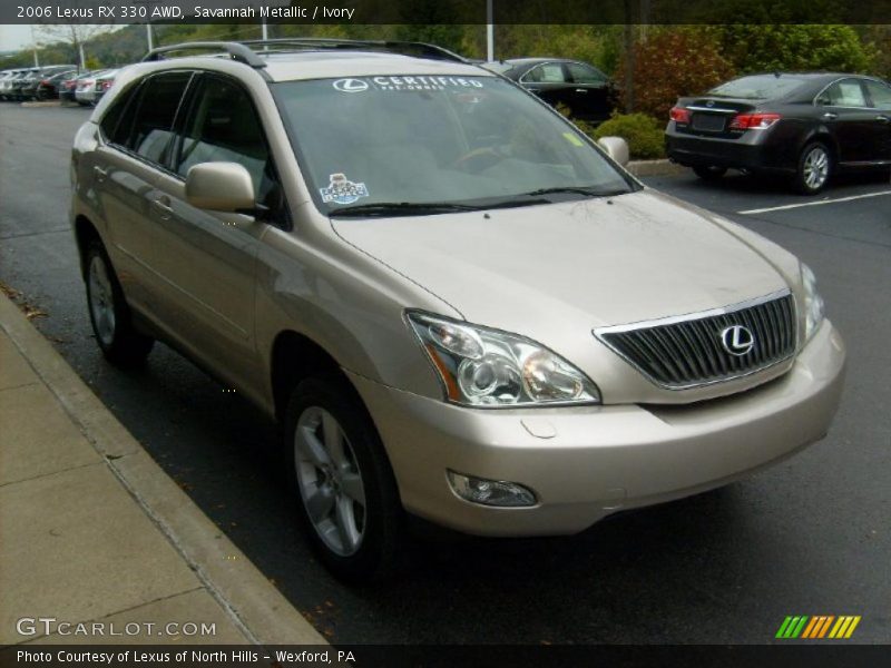 Savannah Metallic / Ivory 2006 Lexus RX 330 AWD