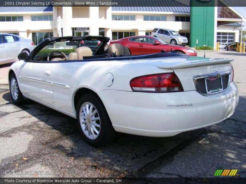 Stone White / Sandstone 2001 Chrysler Sebring LX Convertible