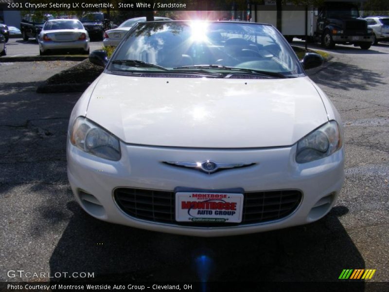 Stone White / Sandstone 2001 Chrysler Sebring LX Convertible