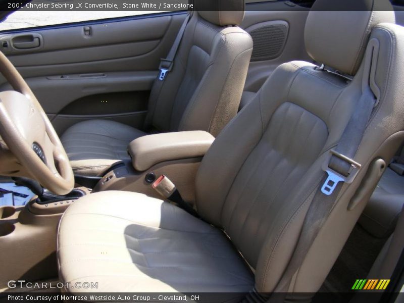 Stone White / Sandstone 2001 Chrysler Sebring LX Convertible