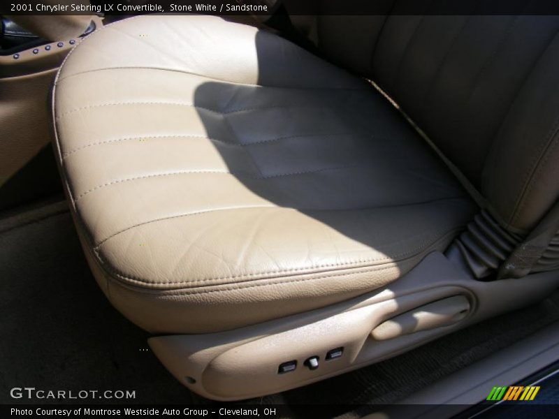 Stone White / Sandstone 2001 Chrysler Sebring LX Convertible