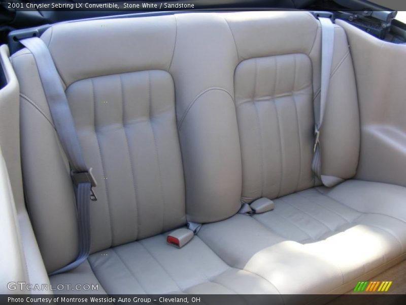 Stone White / Sandstone 2001 Chrysler Sebring LX Convertible