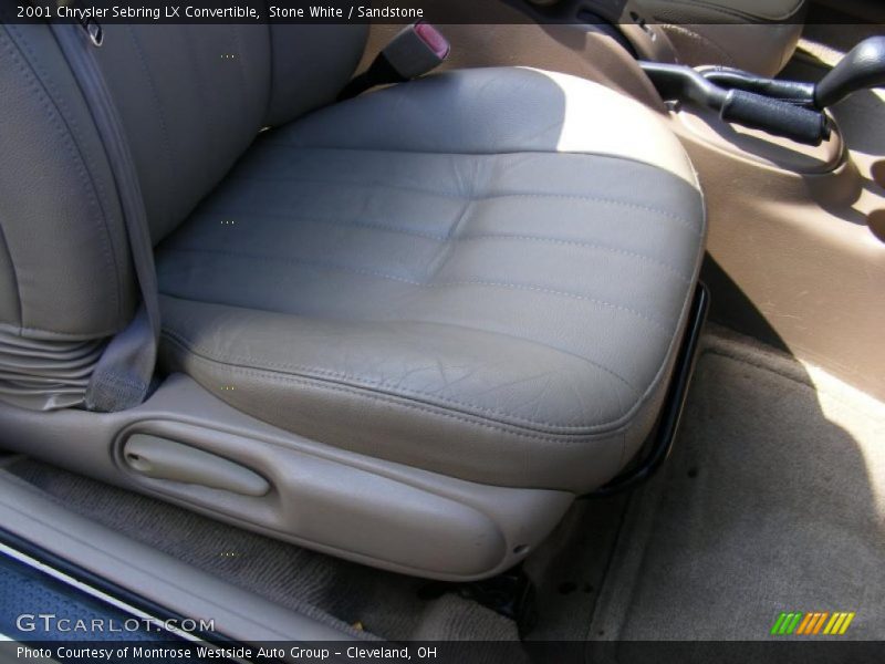 Stone White / Sandstone 2001 Chrysler Sebring LX Convertible