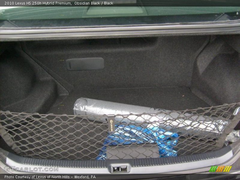 Obsidian Black / Black 2010 Lexus HS 250h Hybrid Premium