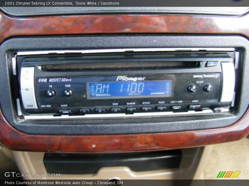 Stone White / Sandstone 2001 Chrysler Sebring LX Convertible