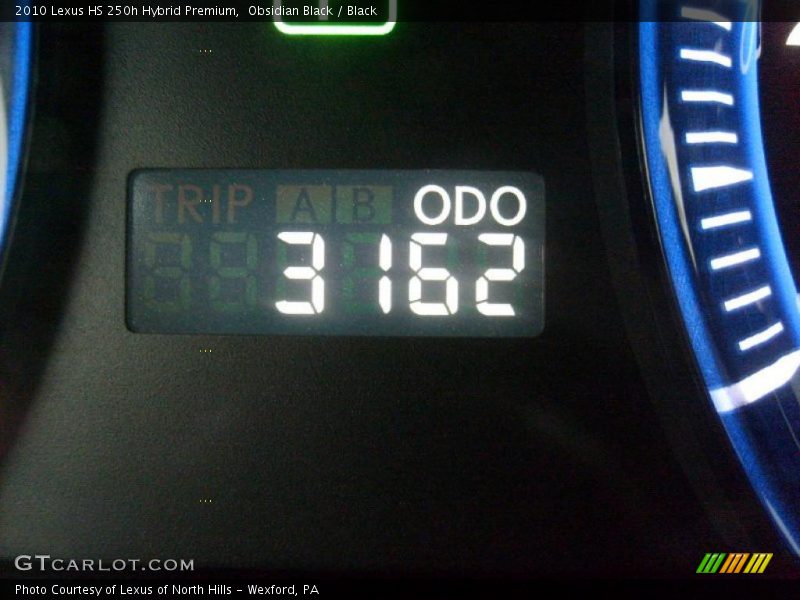 Obsidian Black / Black 2010 Lexus HS 250h Hybrid Premium