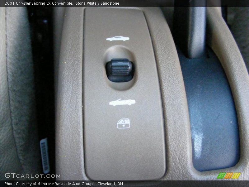 Stone White / Sandstone 2001 Chrysler Sebring LX Convertible