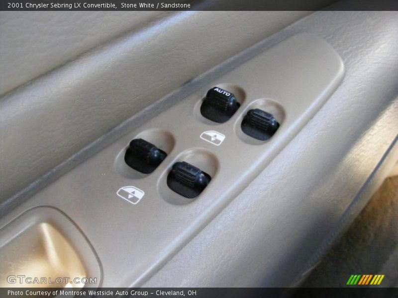 Stone White / Sandstone 2001 Chrysler Sebring LX Convertible