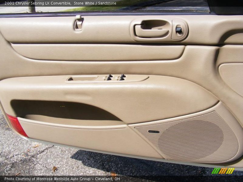 Stone White / Sandstone 2001 Chrysler Sebring LX Convertible