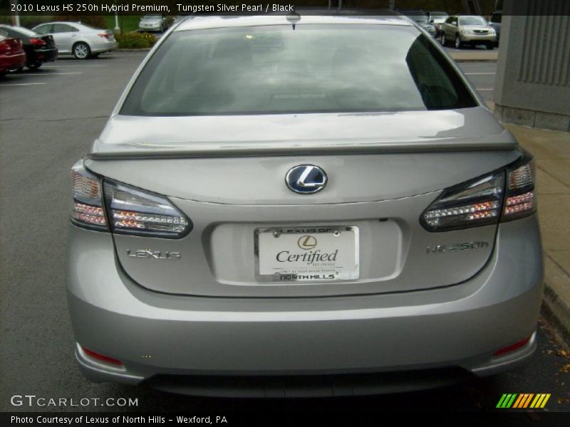 Tungsten Silver Pearl / Black 2010 Lexus HS 250h Hybrid Premium