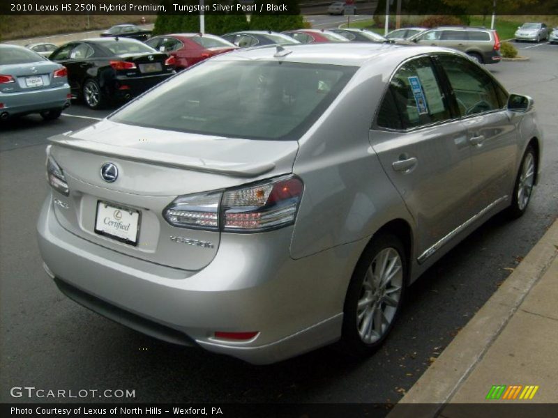 Tungsten Silver Pearl / Black 2010 Lexus HS 250h Hybrid Premium