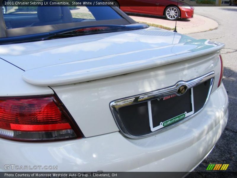 Stone White / Sandstone 2001 Chrysler Sebring LX Convertible