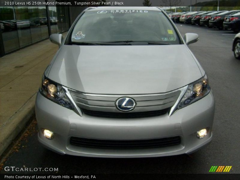 Tungsten Silver Pearl / Black 2010 Lexus HS 250h Hybrid Premium