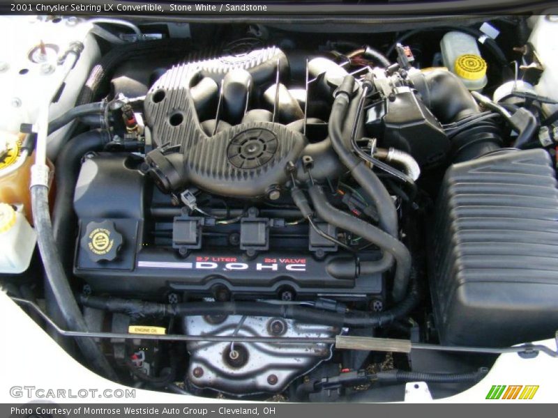 Stone White / Sandstone 2001 Chrysler Sebring LX Convertible