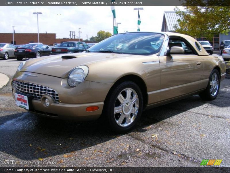 Bronze Metallic / Black Ink/Light Sand 2005 Ford Thunderbird Premium Roadster