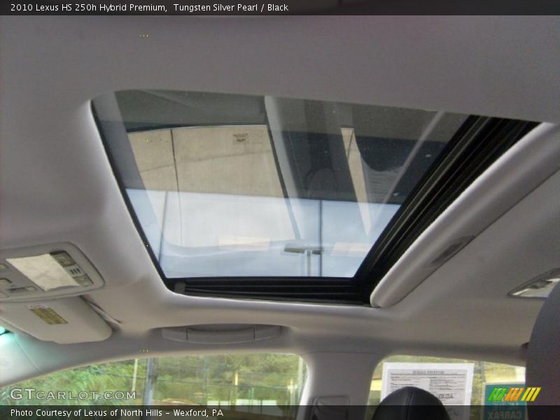 Tungsten Silver Pearl / Black 2010 Lexus HS 250h Hybrid Premium