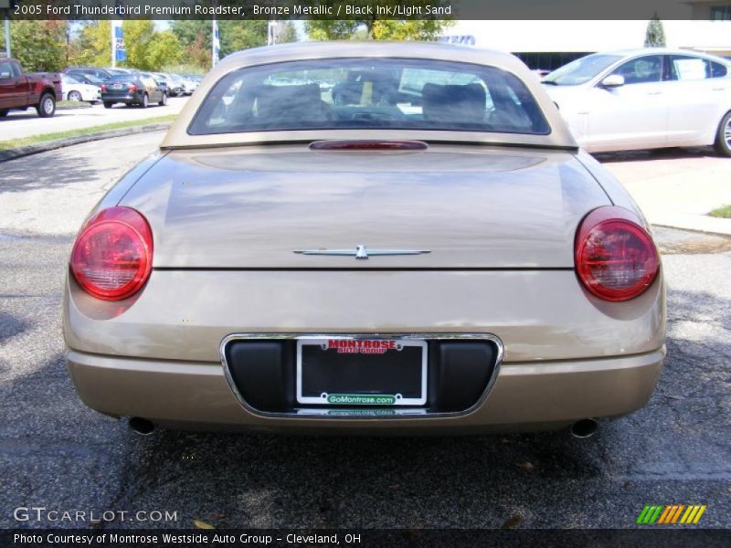 Bronze Metallic / Black Ink/Light Sand 2005 Ford Thunderbird Premium Roadster