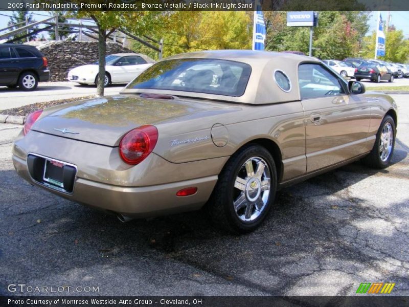 Bronze Metallic / Black Ink/Light Sand 2005 Ford Thunderbird Premium Roadster