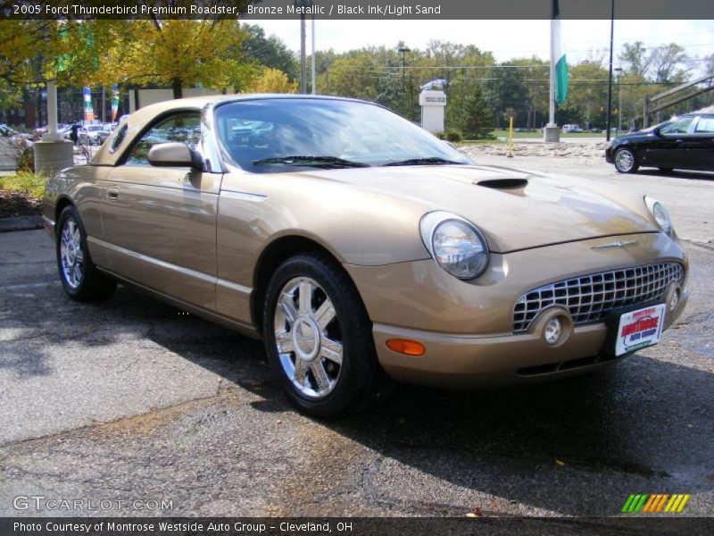 Bronze Metallic / Black Ink/Light Sand 2005 Ford Thunderbird Premium Roadster