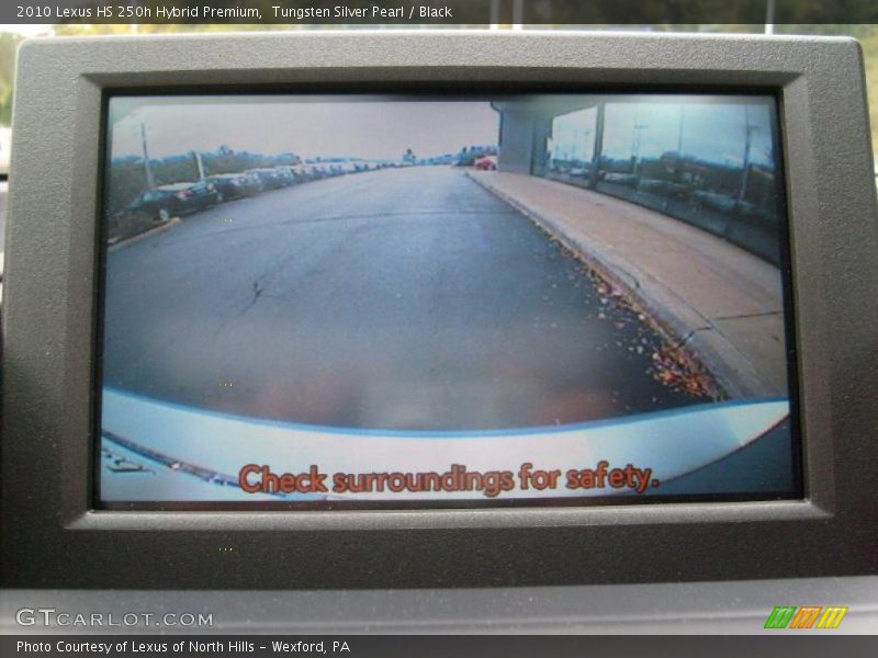 Tungsten Silver Pearl / Black 2010 Lexus HS 250h Hybrid Premium