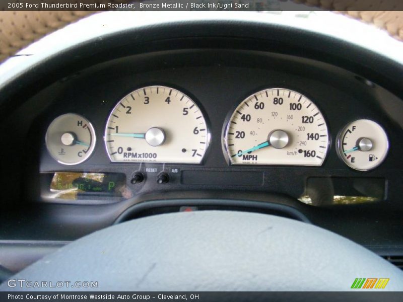 Bronze Metallic / Black Ink/Light Sand 2005 Ford Thunderbird Premium Roadster