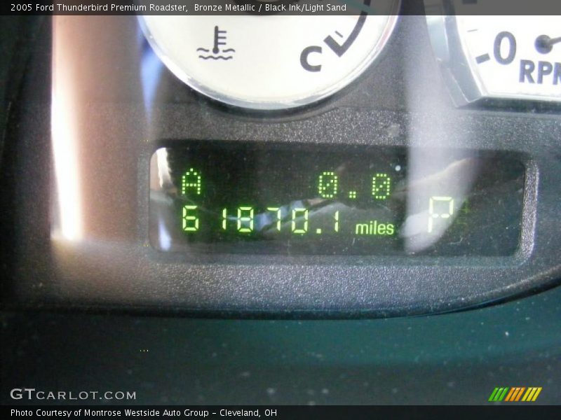 Bronze Metallic / Black Ink/Light Sand 2005 Ford Thunderbird Premium Roadster