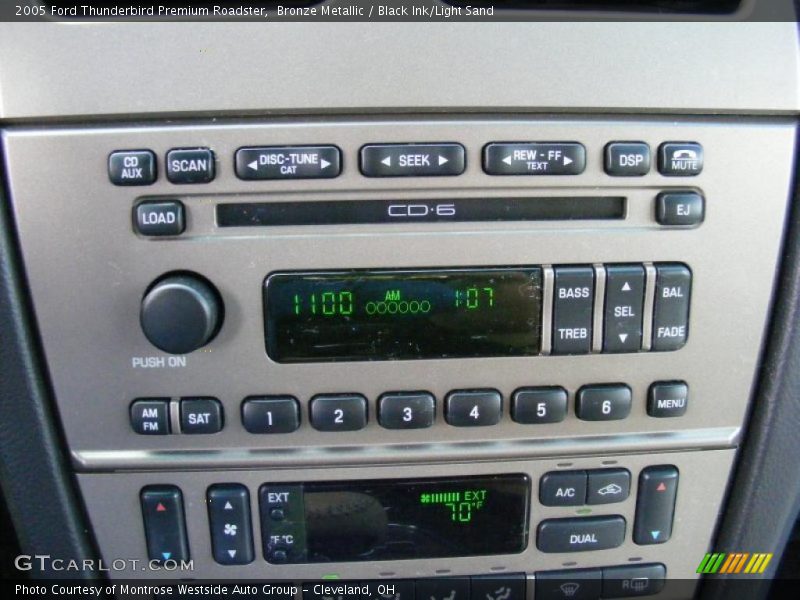 Bronze Metallic / Black Ink/Light Sand 2005 Ford Thunderbird Premium Roadster