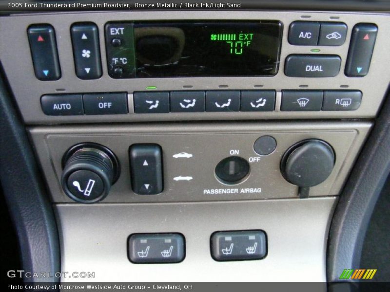 Bronze Metallic / Black Ink/Light Sand 2005 Ford Thunderbird Premium Roadster