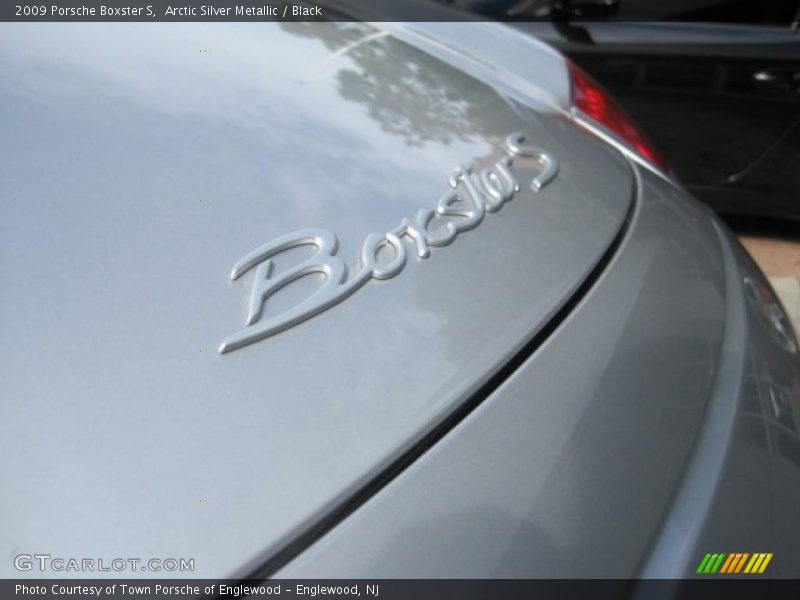 Arctic Silver Metallic / Black 2009 Porsche Boxster S