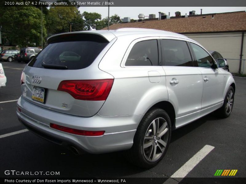 Ice Silver Metallic / Black 2010 Audi Q7 4.2 Prestige quattro