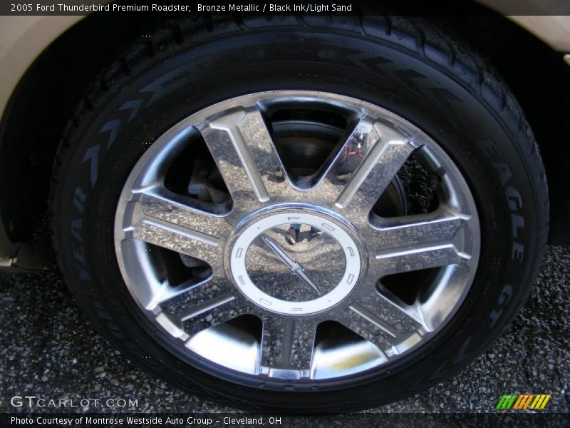 Bronze Metallic / Black Ink/Light Sand 2005 Ford Thunderbird Premium Roadster
