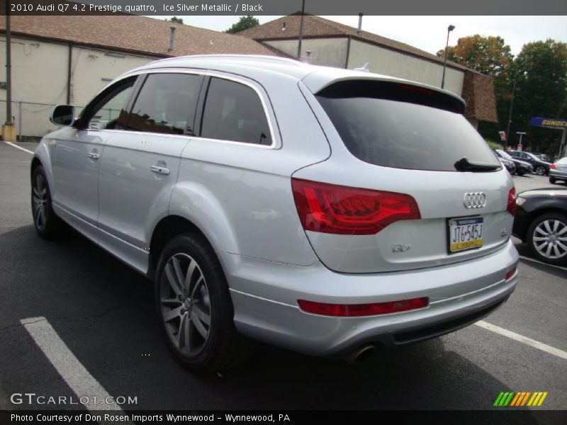 Ice Silver Metallic / Black 2010 Audi Q7 4.2 Prestige quattro