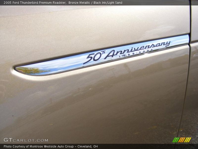 Bronze Metallic / Black Ink/Light Sand 2005 Ford Thunderbird Premium Roadster