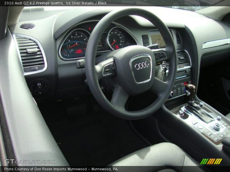Ice Silver Metallic / Black 2010 Audi Q7 4.2 Prestige quattro
