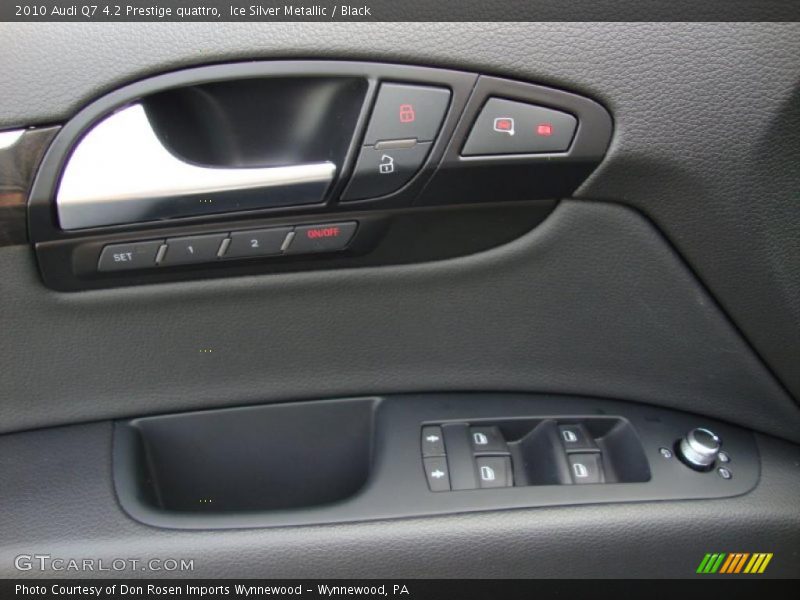Ice Silver Metallic / Black 2010 Audi Q7 4.2 Prestige quattro