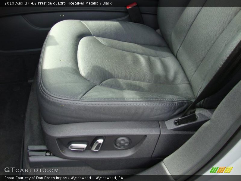 Ice Silver Metallic / Black 2010 Audi Q7 4.2 Prestige quattro