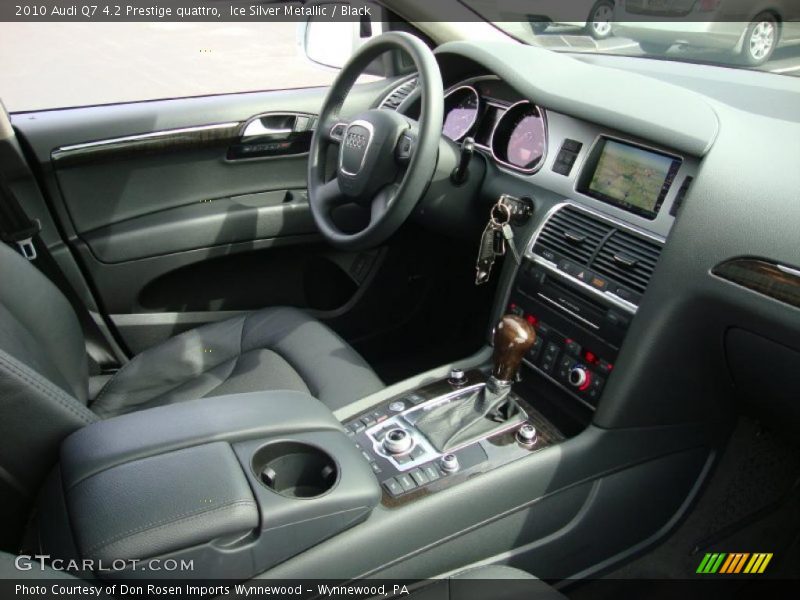 Ice Silver Metallic / Black 2010 Audi Q7 4.2 Prestige quattro