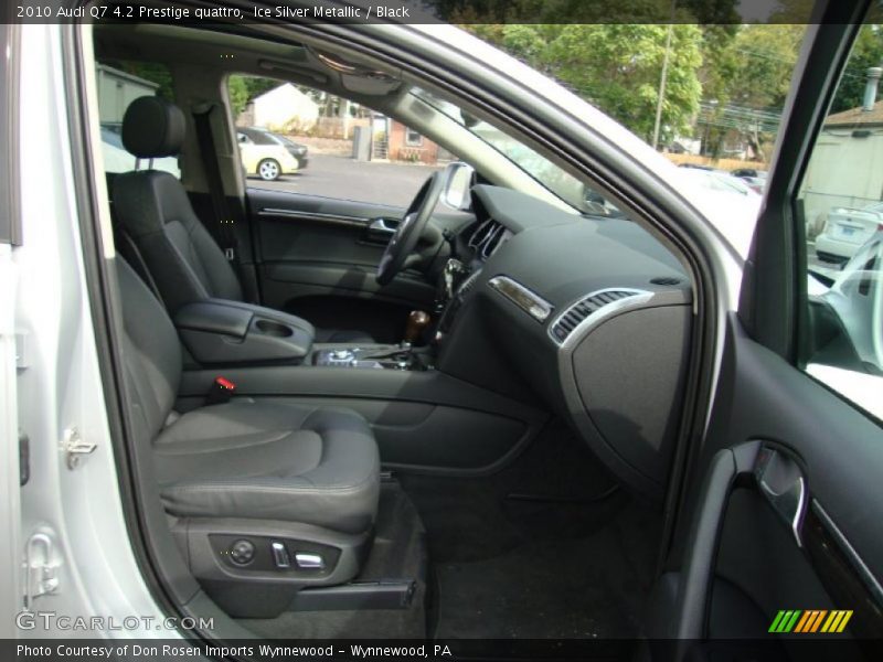 Ice Silver Metallic / Black 2010 Audi Q7 4.2 Prestige quattro