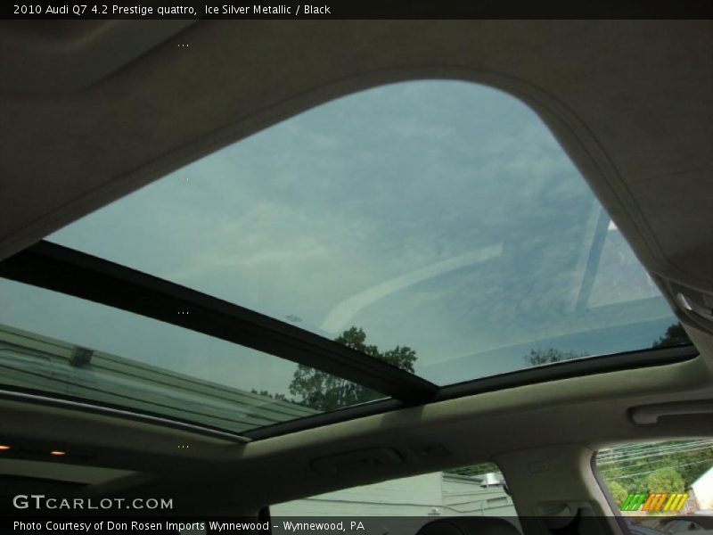 Ice Silver Metallic / Black 2010 Audi Q7 4.2 Prestige quattro