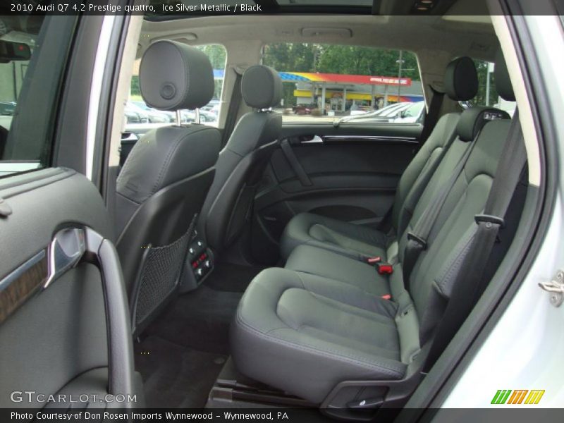 Ice Silver Metallic / Black 2010 Audi Q7 4.2 Prestige quattro