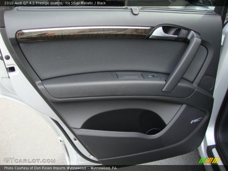 Ice Silver Metallic / Black 2010 Audi Q7 4.2 Prestige quattro