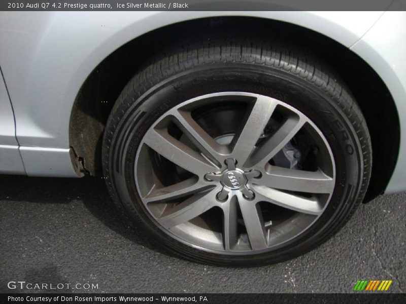Ice Silver Metallic / Black 2010 Audi Q7 4.2 Prestige quattro