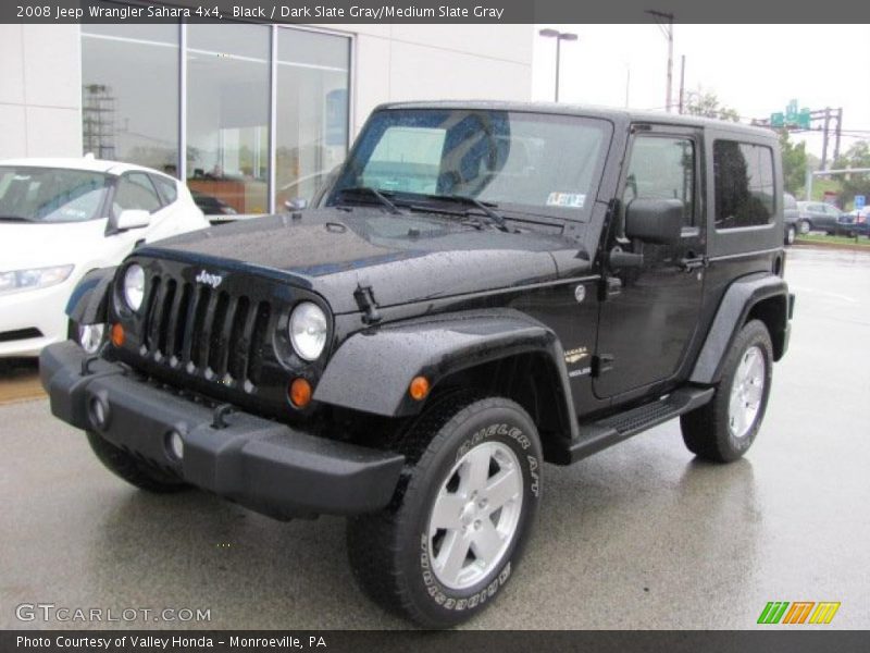 Black / Dark Slate Gray/Medium Slate Gray 2008 Jeep Wrangler Sahara 4x4