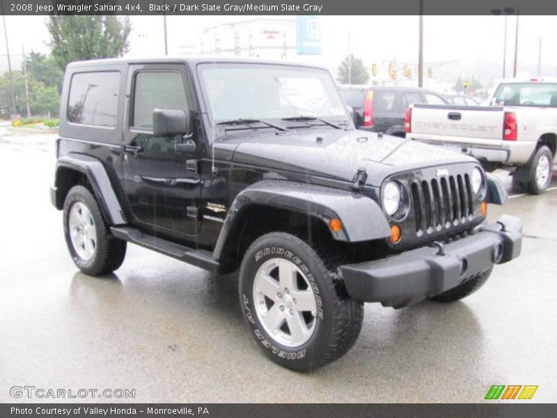 Black / Dark Slate Gray/Medium Slate Gray 2008 Jeep Wrangler Sahara 4x4