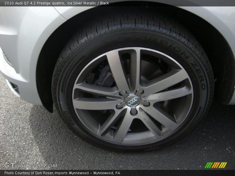 Ice Silver Metallic / Black 2010 Audi Q7 4.2 Prestige quattro