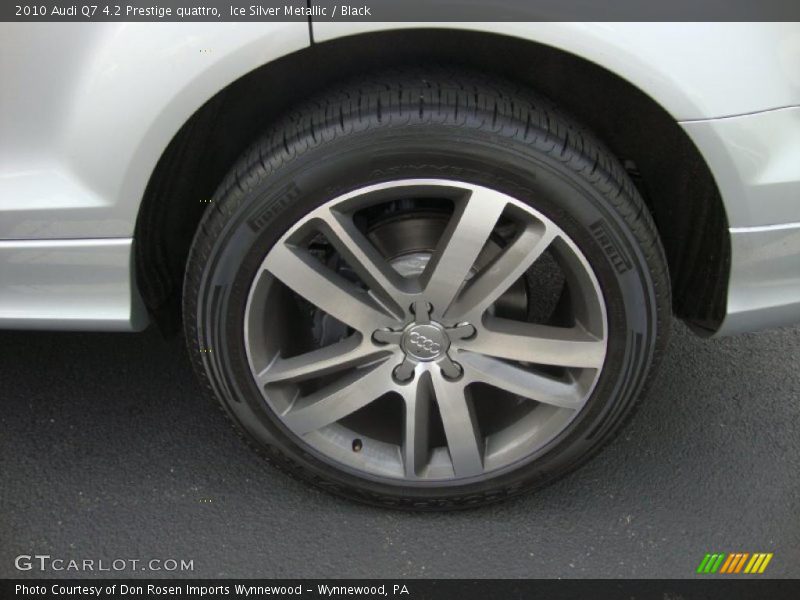 Ice Silver Metallic / Black 2010 Audi Q7 4.2 Prestige quattro