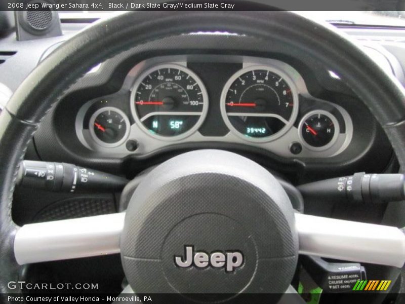 Black / Dark Slate Gray/Medium Slate Gray 2008 Jeep Wrangler Sahara 4x4
