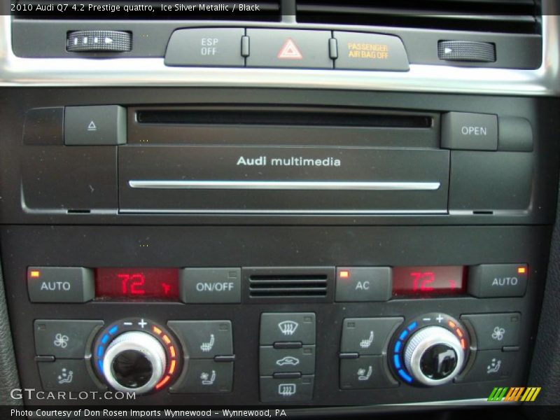 Ice Silver Metallic / Black 2010 Audi Q7 4.2 Prestige quattro