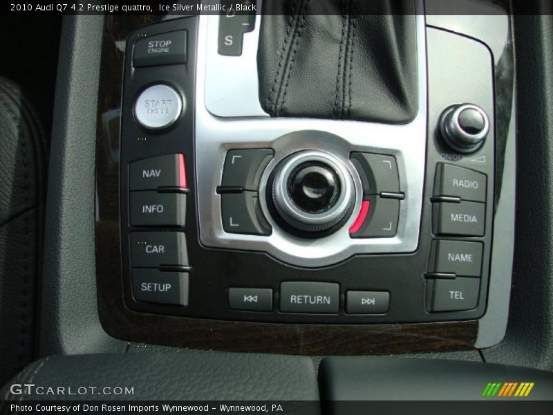 Ice Silver Metallic / Black 2010 Audi Q7 4.2 Prestige quattro